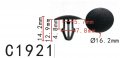 Autobahn88 Front Bumper Upper Seal Clip Compatible With Honda 16-17 Civic Oem 91504tbaa01 Pack Of 20