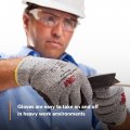 3m Electrical Markets Division Comfort Grip Gloves Cut Resistant Cgxl-cr Nitrile Coated Size Xl 1 Pair