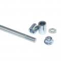 Minho 12mm 245mm Front Rear Axle With Bushing 30mm 20mm 5mm Fit For Jonway 125cc 150cc Scooter Motorcycle Dirt Bike Quad Atv