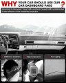 Autorder Dashboard Cover Mat Fit For 1973-1980 Chevy Chevrolet C10 C20 C30 K10 K20 K30 Suburban 1973-1978 Gmc C15 C25 C35 K15