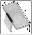 Sports Parts Inc Sm-04137 Track Clip For Camoplast Tracks 3 4in X 1in 1 2in
