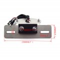 Httmt Mt375- Motorcycle Chromea Clear Le Integrateda Taila Brake Running With Turn Signal Licensea Platea Lighta Fendera