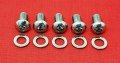 Alloyboltz- For 1999-2005 Harley-davidson Dyna Polished Stainless Steel Derby Cover Buttonhead Bolt Kit 