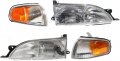 Evan Fischer Headlight Kit For 1995-1996 Toyota Camry Usa Built Vehicle With Corner Light Driver And Passenger Side 