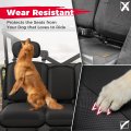 Kemimoto Utv Seat Covers Black Waterproof Repellent Set W Headrest Cover Compatible With Can Am Defender Front Two Doors Split