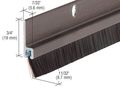 Dark Bronze Anodized And Nylon Door 11 32 Bristle Weatherstrip 96 In Long 