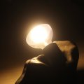 Karlunkoy Half Gold Light Bulb 8w 80w Equivalent Dimmable Led Edisons G95 Globe Shape Decorative Bulb Chrome Reflected 2700k 