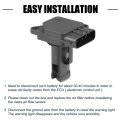 Uxcell Car Mass Air Flow Sensor Meter Replacement For Mazda Cx-7 2 3l 2007-2012 Saab 9-2x 2005-2006 No L3k9-13-215