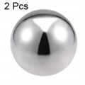 Uxcell 80mm 3 15 Dia 304 Stainless Steel Hollow Ball For Home Garden Decoration 2pcs