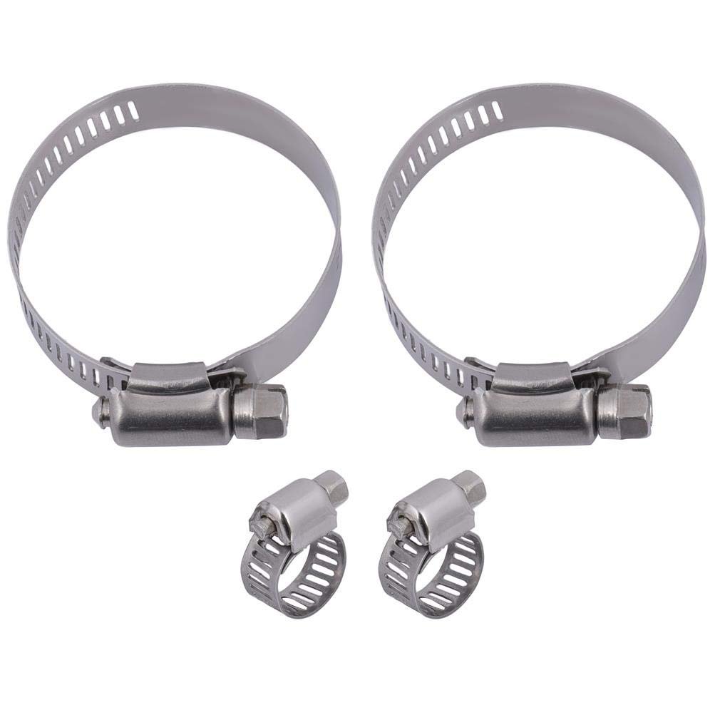 Universal Oil Radiator Hose Clamps Kit 8-10mm 27-51mm 4pcs Clamp Replacement