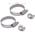 Universal Oil Radiator Hose Clamps Kit 8-10mm 27-51mm 4pcs Clamp Replacement