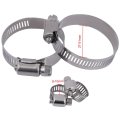 Universal Oil Radiator Hose Clamps Kit 8-10mm 27-51mm 4pcs Clamp Replacement