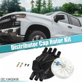 X Autohaux 10452458 10452457 Car Ignition Distributor Cap And Rotor Kit For Chevrolet C1500 1996-1998 Gmc Sierra 1500