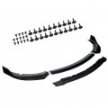 Ocpty Front Bumper Protector V2 Style Compatible With 2015-2021 For Dodge Charger Srt Pp Spoiler Lip Glossy Black Air Dam