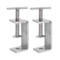 Uxcell Stainless Steel C-clamp 2 36 Inch 65mm Wide Jaw Opening 23-60mm Range With T-bar Handle For Woodworking Welding Building 