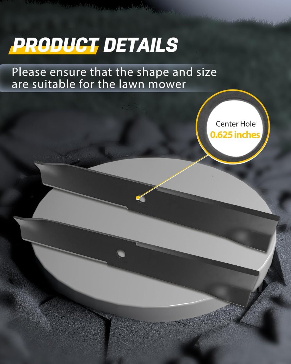 Low Lift Blades 52 Inch Deck Mower For Ariens 00273100 00450300 03253800 03399704 04916400 04917900 Bad Boy 038-3000-00 Ferris