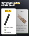 Low Lift Blades 52 Inch Deck Mower For Ariens 00273100 00450300 03253800 03399704 04916400 04917900 Bad Boy 038-3000-00 Ferris