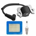 Ignition Coil Air Filter And Spark Plug Kit For Honda Gc135 Gc160 Gc190 Gcv135 Gcv160 Gcv190 Gs160 Gs190 Gsv160 Gsv190 Replace 