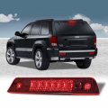 High Mount 3rd Brake Light For 2005 To 2010 Jeep Grand Cherokee Center Cargo Rear Led Stop Bar Red Waterproof Plug And Play