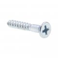 Prime-line Wood Screws Flat Head Phillips Drive 7 X 1 In Zinc Plated Steel 50 Pack 