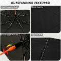 Oarencol Windshield Sun Shade Umbrella Black Foldable Car Front Window Sunshade Blocks Uv Rays Heat Keep Vehicle Cool