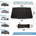 Oarencol Windshield Sun Shade Umbrella Black Foldable Car Front Window Sunshade Blocks Uv Rays Heat Keep Vehicle Cool