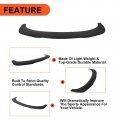 Ecotric Universal 6 A X 21a A Front Bumper Lip Chin Flat Spoiler Splitter Plate Compatible With Dodge Challenger Honda Bmw Benz