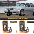 Vipmotoz Pure White Led Strip Side Marker Light Front Fender Parking Lamp Replacement For Vw Cabrio Mk4 Golf Jetta Sedan Wagon