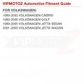 Vipmotoz Pure White Led Strip Side Marker Light Front Fender Parking Lamp Replacement For Vw Cabrio Mk4 Golf Jetta Sedan Wagon
