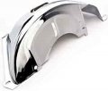 Jegs Flexplate Inspection Cover Fits Chevy Th350 Th400 Automatic Transmissions Chrome Plated Finish Starter Slot 2 3 8 To 7 In 