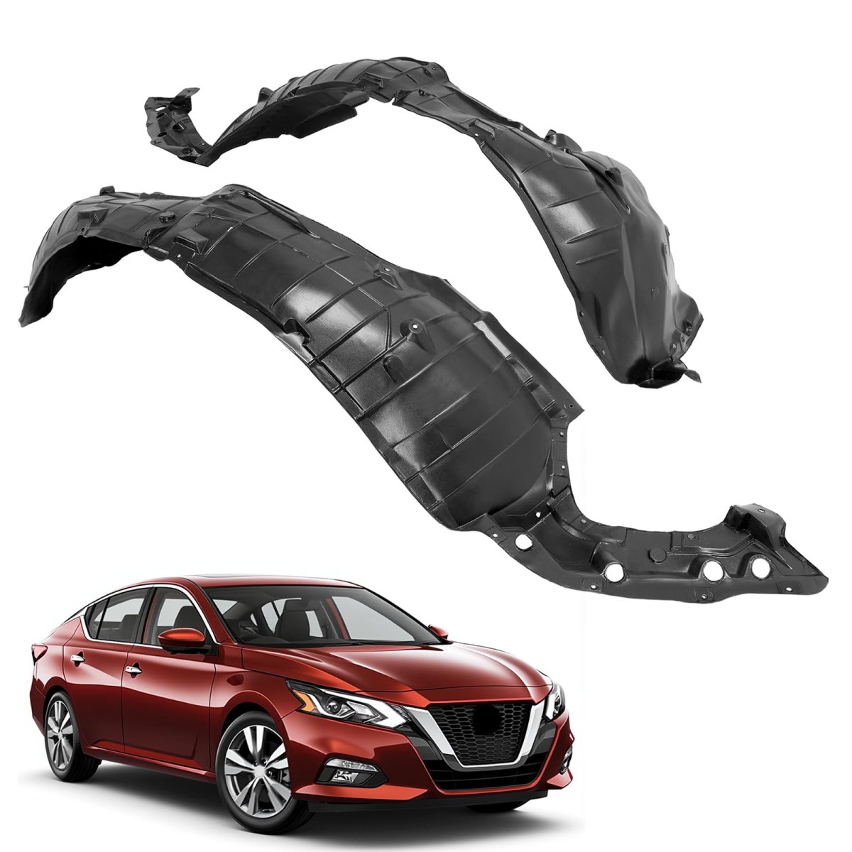 Jmtaat Front Fender Liner Inner Panel For 2016-2018 Nissan Altima Replacement 638409hs0a Ni1249150 638439hs0a Ni1248150 Wheel