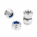 200 Pieces M3 X 0 5mm 304 Stainless Steel Self Lock Nylon Inserted Hex Nuts Silver Tone Coarse Thread Fasteners 