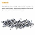 200 Pieces M3 X 0 5mm 304 Stainless Steel Self Lock Nylon Inserted Hex Nuts Silver Tone Coarse Thread Fasteners