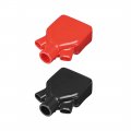 Uxcell Electrical Battery Terminal Insulating Rubber Protector Covers For 16mm Cable Red Black 1 Pair 