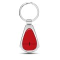 Lincoln Black Label Red Dome Mirror Chrome Metal Teardrop Premium Keychain Officially Licensed 2 125 In X 1 25