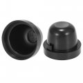 X Autohaux 2pcs 65mm Car Rubber Housing Seal Caps Headlight Dust Cover Waterproof Dustproof