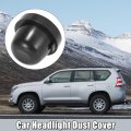 X Autohaux 2pcs 65mm Car Rubber Housing Seal Caps Headlight Dust Cover Waterproof Dustproof