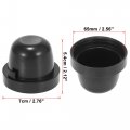 X Autohaux 2pcs 65mm Car Rubber Housing Seal Caps Headlight Dust Cover Waterproof Dustproof