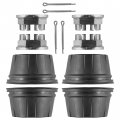 Caltric 4x Wheel Cap Nut Pin Compatible With Honda Recon Trx250te Tm 2x4 2003-2020 Front Rear