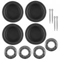 Caltric 4x Wheel Cap Nut Pin Compatible With Honda Recon Trx250te Tm 2x4 2003-2020 Front Rear