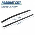 X Autohaux 4pcs Window Weatherstrip Door Seal Belt 68161-04050 68162-04050 68163-04020 68164-04020 For Toyota Tacoma 2005-2015