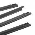 X Autohaux 4pcs Window Weatherstrip Door Seal Belt 68161-04050 68162-04050 68163-04020 68164-04020 For Toyota Tacoma 2005-2015