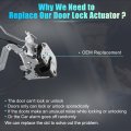 Uxcell Replacement Front Left Driver Side Power Door Lock Actuator Motor With Cable For Toyota Tundra 2003-2006 Sequoia