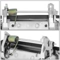 Auto Dynasty Factory Style Rear Exterior Car Door Handle For Toyota Land Cruiser 1991-1997 Passenger Right Side Chrome