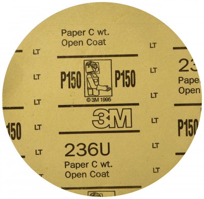 Stikit Gold Disc Roll 01210 6 In P150 Grit 75 Discs Per Aluminum Oxide Medium Abrasive For Angle Grinders