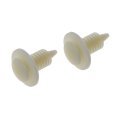 Chrysler Sebring 1996-26 Door Trim Panel Retainers Plastic Natural Finish White Color Center Groove 0 15 Inches Diameter 0 25 