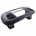 Motoku Black Center Dash Radio Air Vent Climate Panel Bezel Trim Assembly For Ford F-150 Expedition 1997-2003