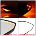 New Carbon Fiber Integrated Amber Led Turn Signal Blinker Rearview Side Mirrors Smoke Lens For Fz1 Fazer Fzs1000 2000-2012 Fz6