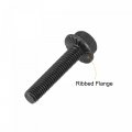 Uxcell M5x25mm Hex Serrated Flange Bolts 10 9 Grade Carbon Steel Screws 25pcs