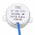 Uxcell Metal Gear Synchronous Synchron Motor Ac 100-127v 45-54rpm 50-60hz Ccw Cw 4w For Microwave Oven